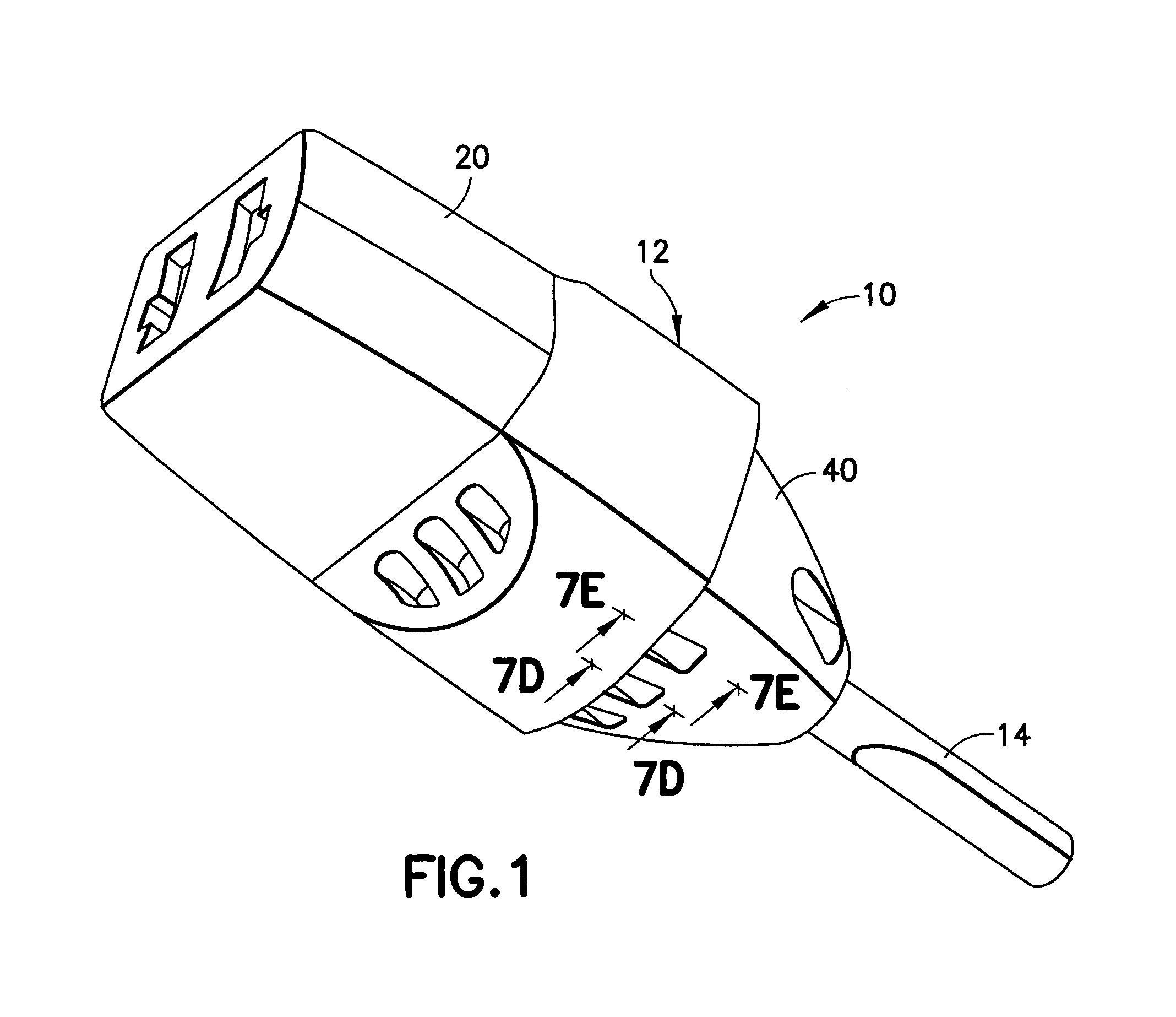 Push activation lancet device