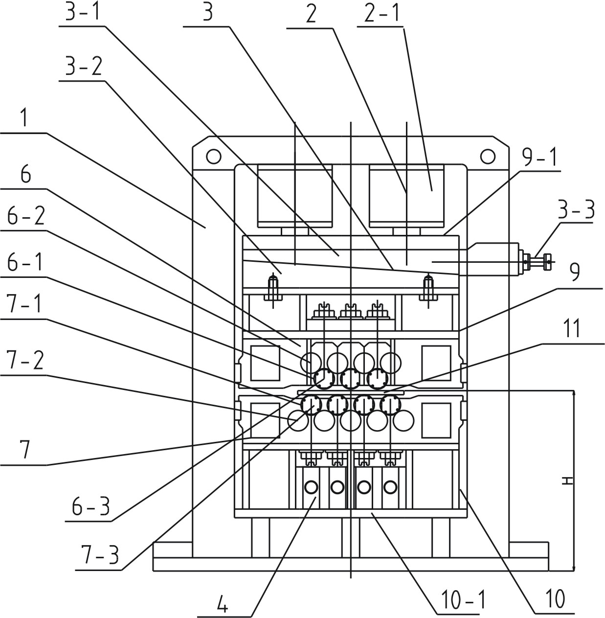 Plate strip straightening equipment and precision adjusting method thereof