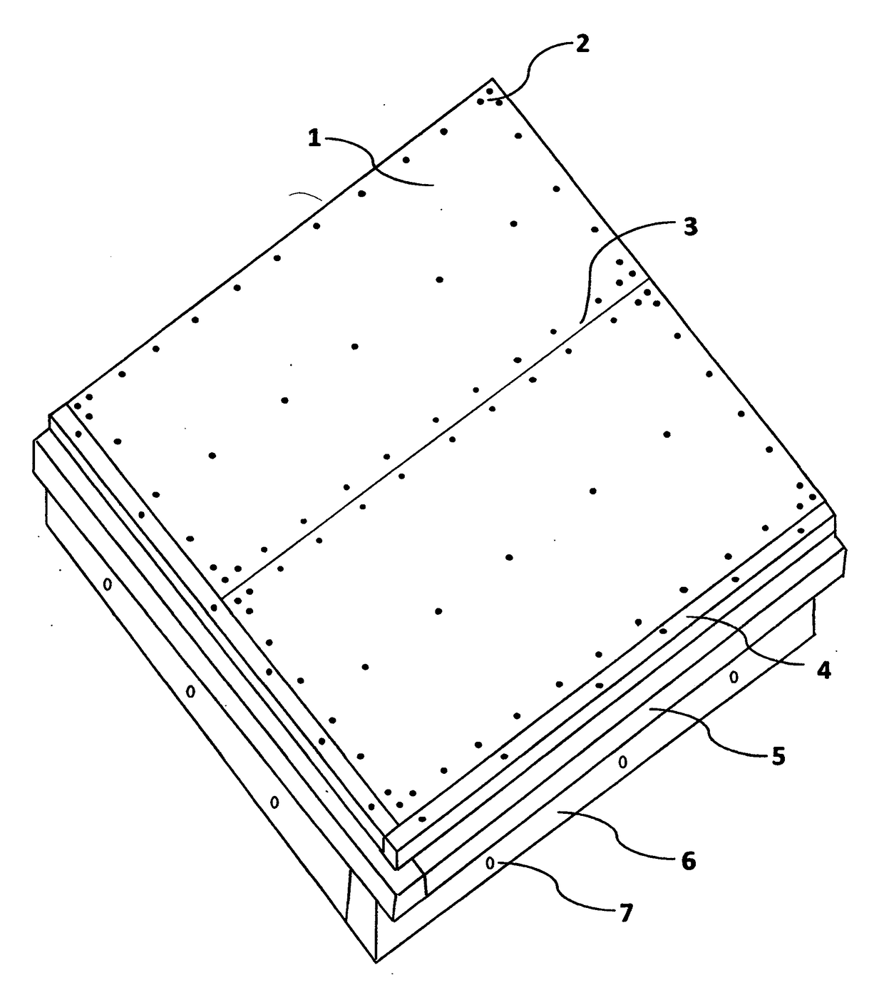 Permanent outdoor stage for home use