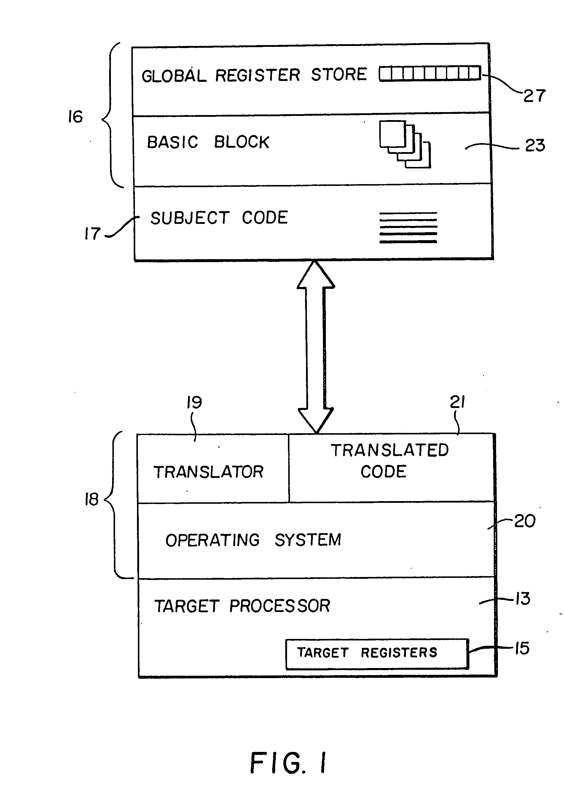 Shared code caching method and apparatus for program code conversion