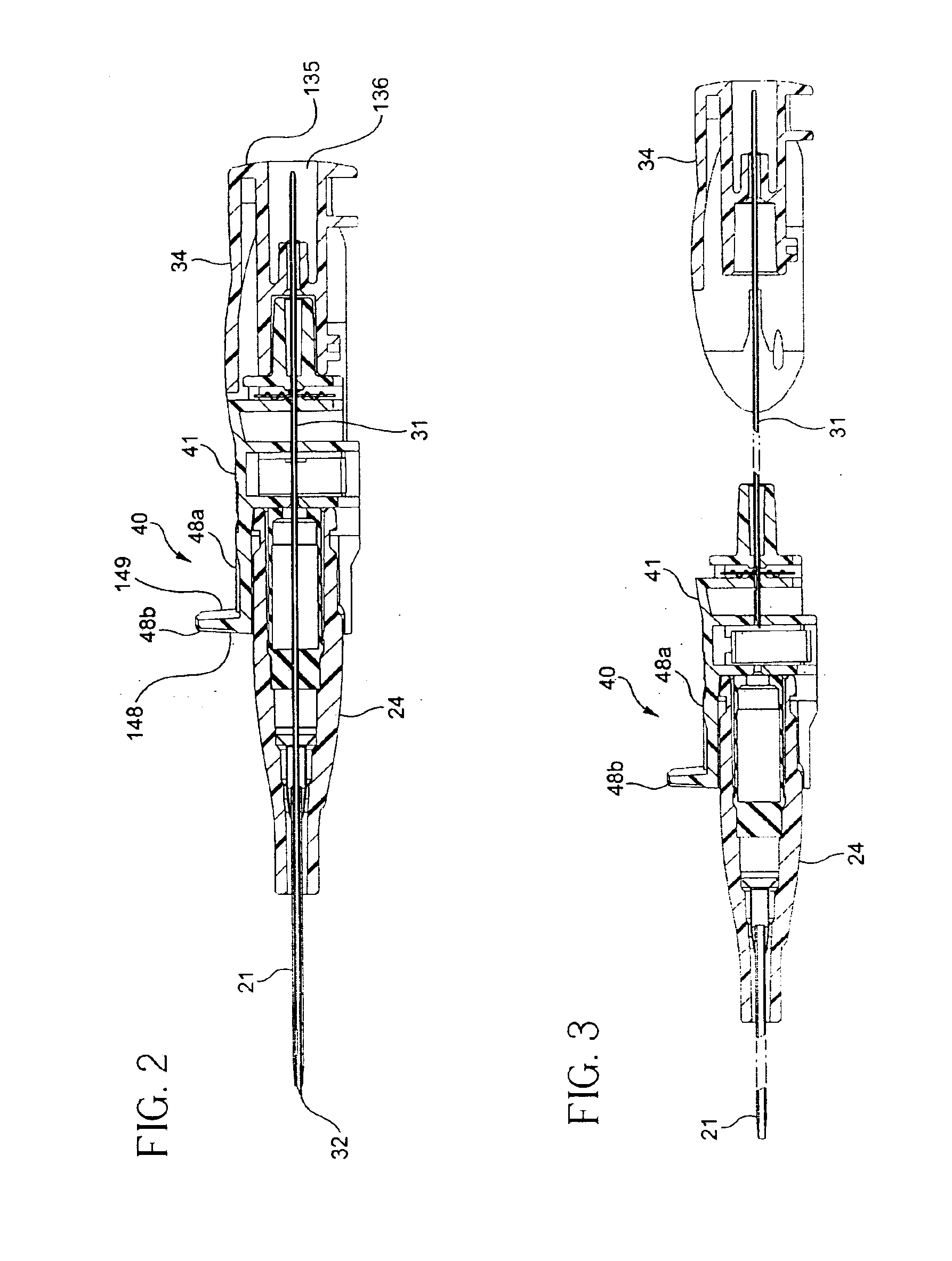 Cantilever push tab for an intravenous medical device