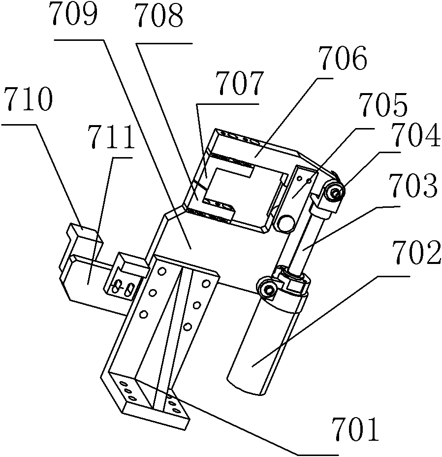 Clamp for longitudinal beam of rear floor slab of automobile