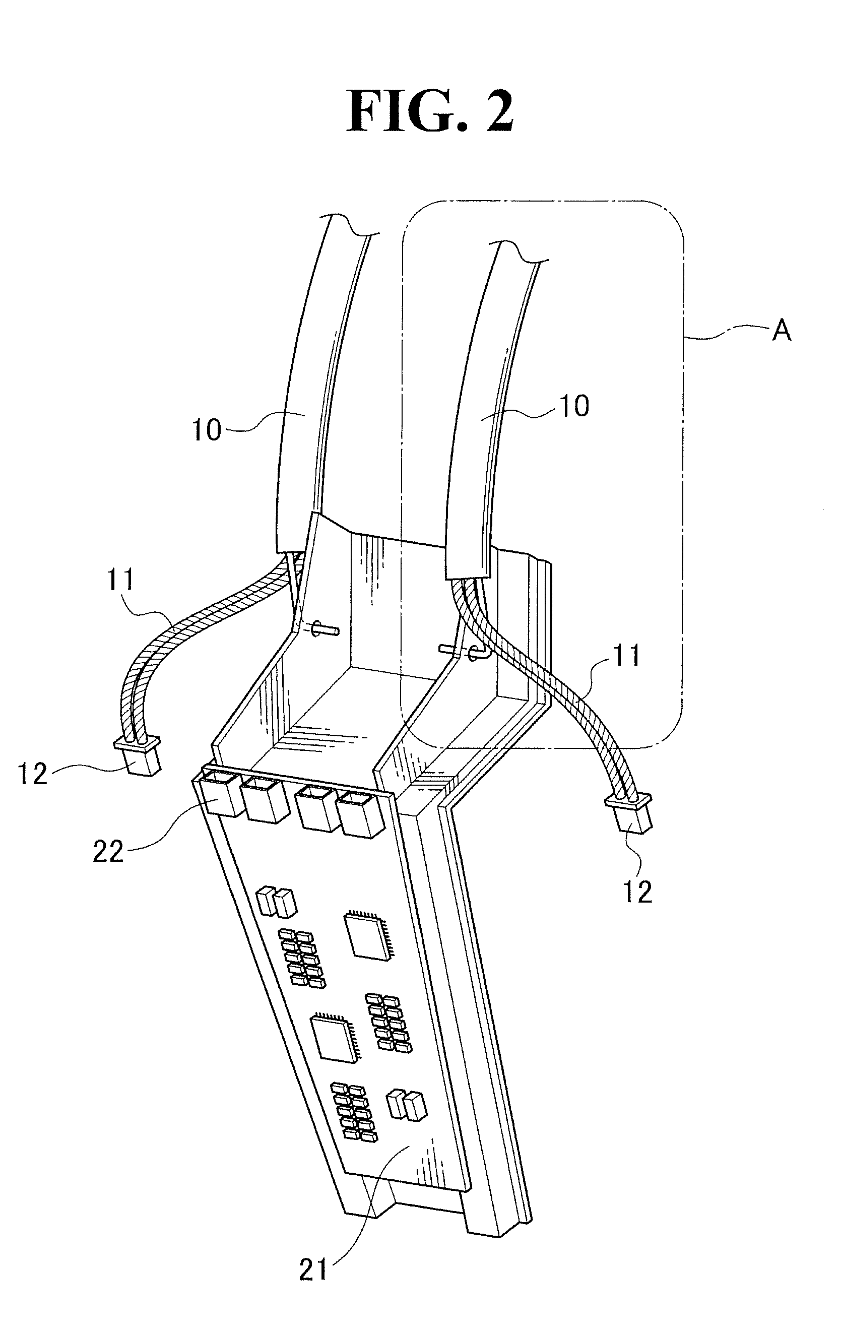 Wiring structure for electroacoustic transducer for digital signal and headphone for digital signal