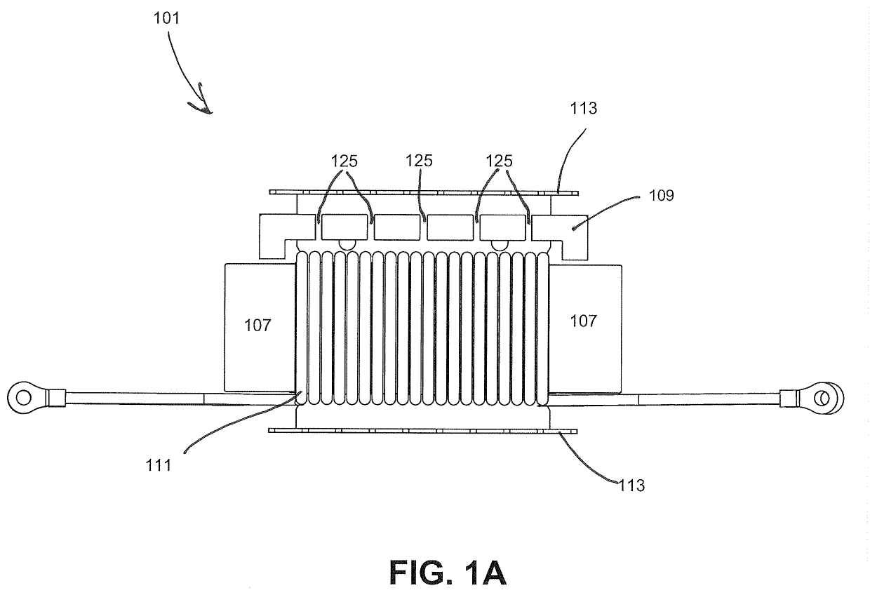 Integrated transformer with low ac losses and impedance balanced interface