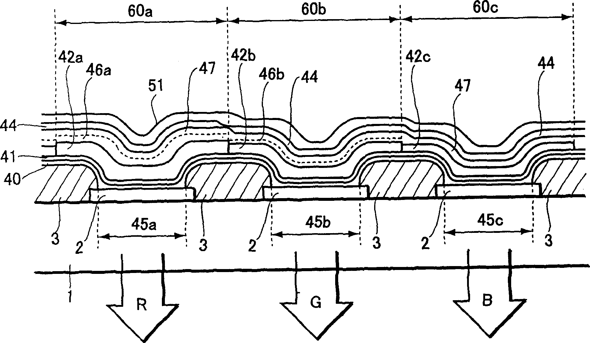 Organic EL display device and its manufacture