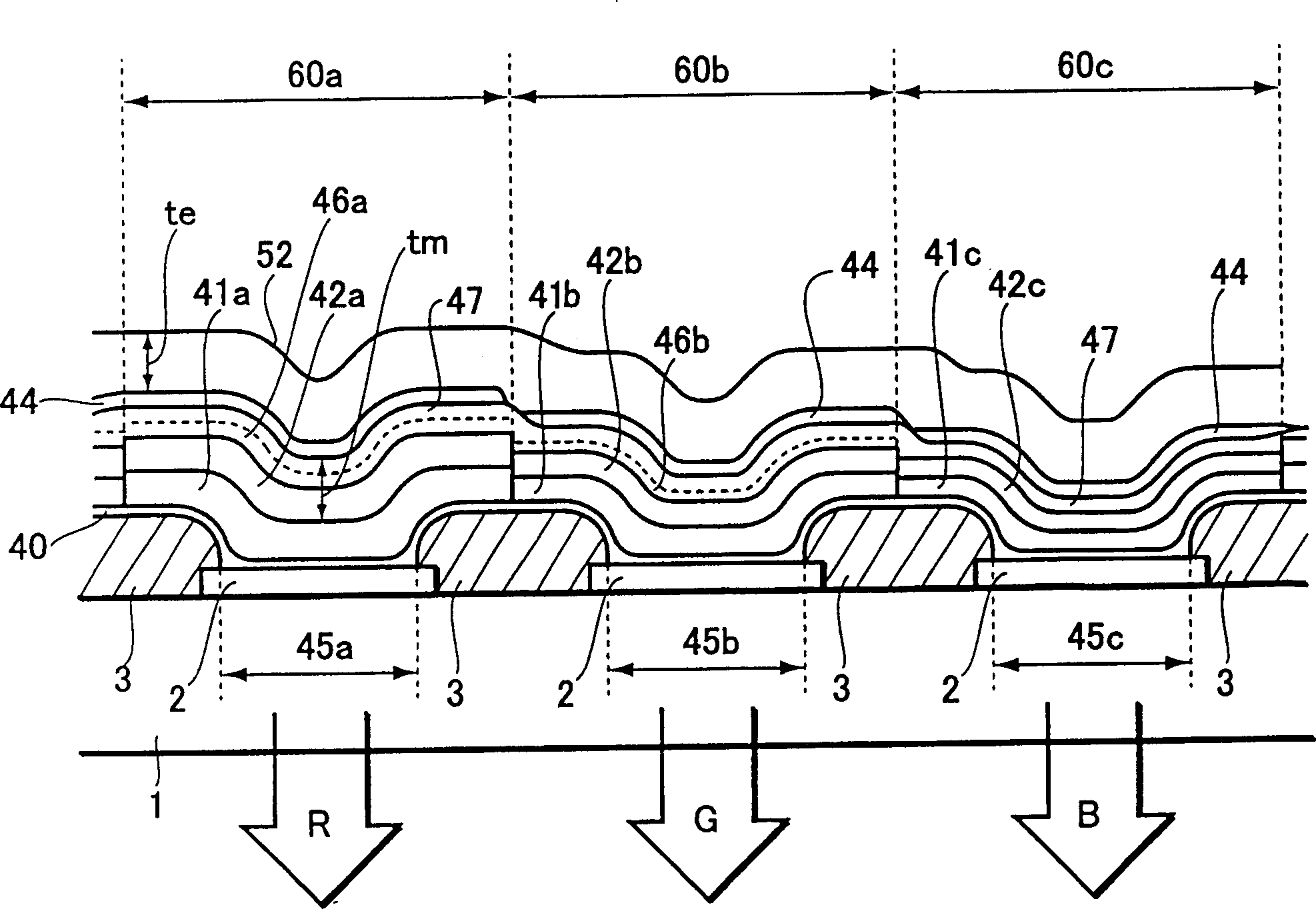 Organic EL display device and its manufacture