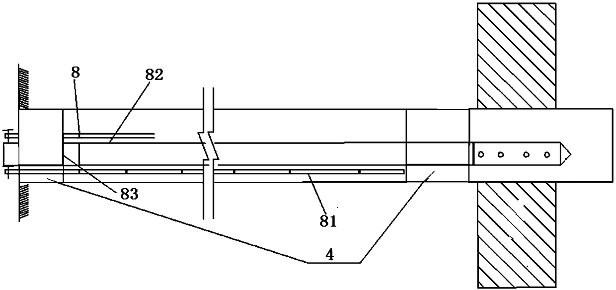 Gas extraction method for protected layer