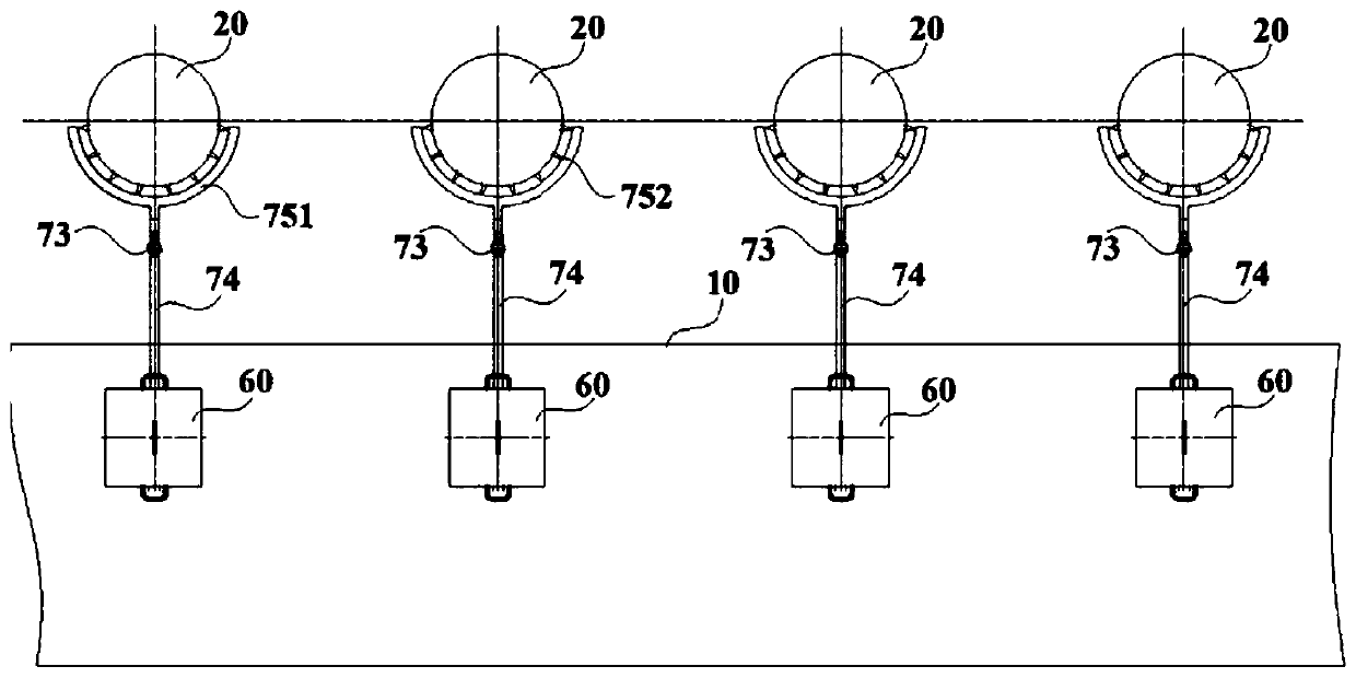 Automatic metallurgical heating agent adding device for continuous casting and collecting tailing billet