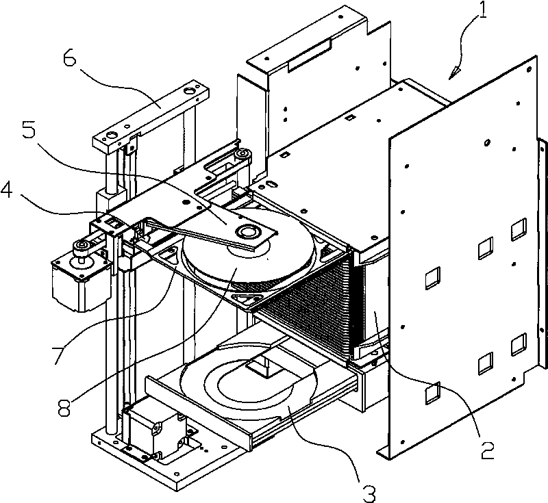 Optical disk library array