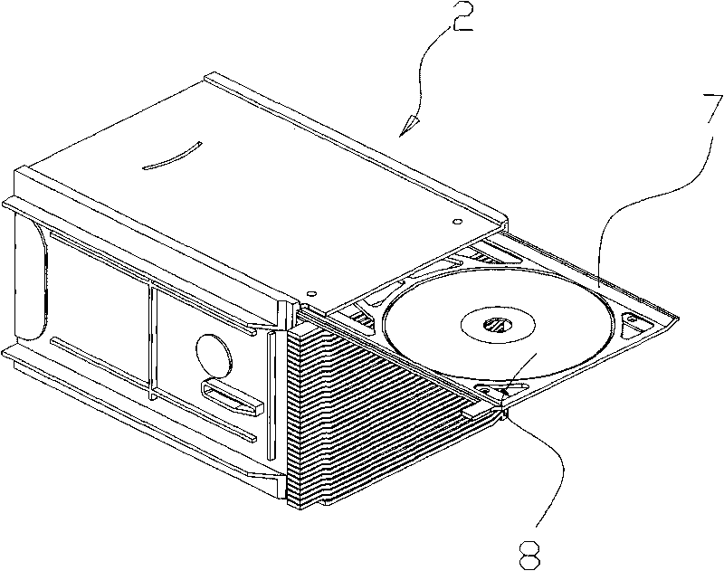 Optical disk library array