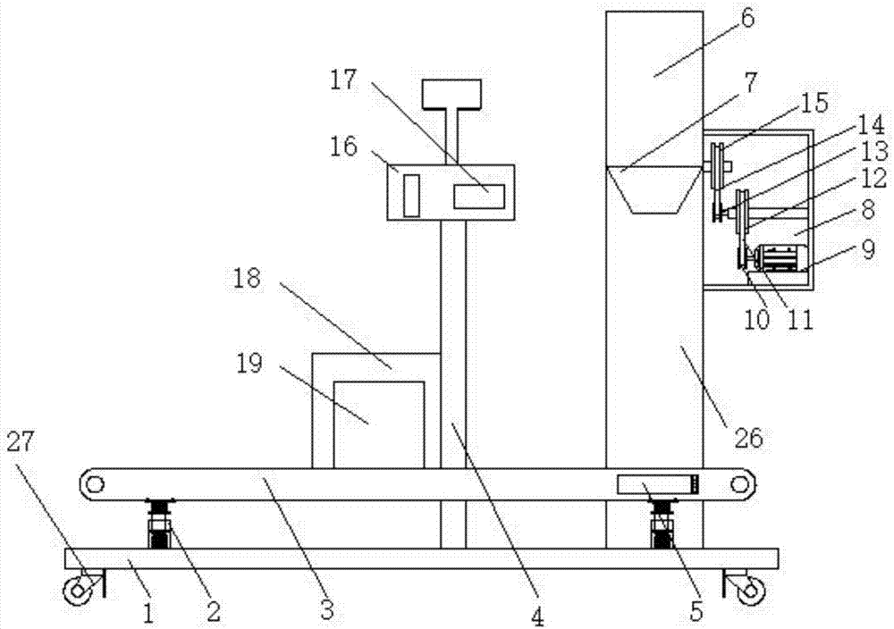 Movable automatic food packaging and feeding machine