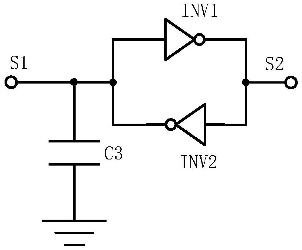 Positive feedback latch amplitude limiting control circuit and method of passive radio frequency identification tag