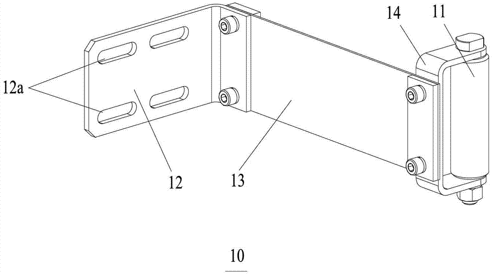 Approach switch and horizontal garbage compressor