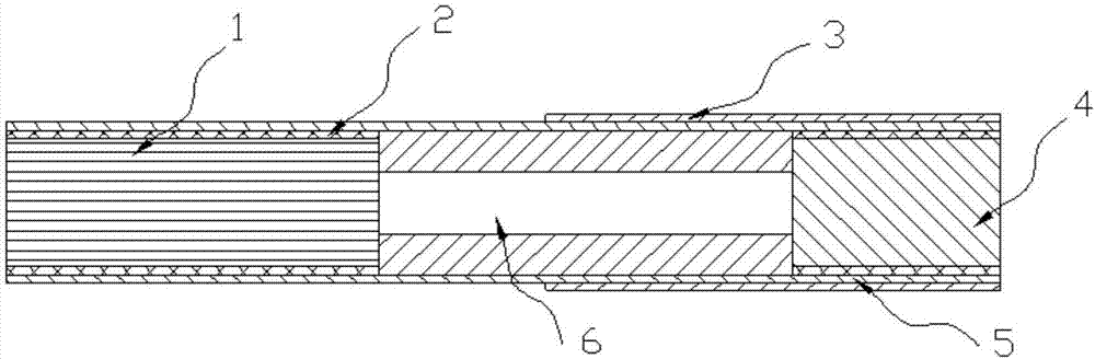 Smoking material-free heating incombustible cigarette