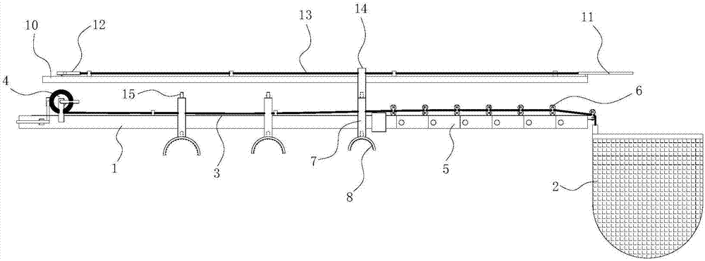 High-level jack fruit picking device