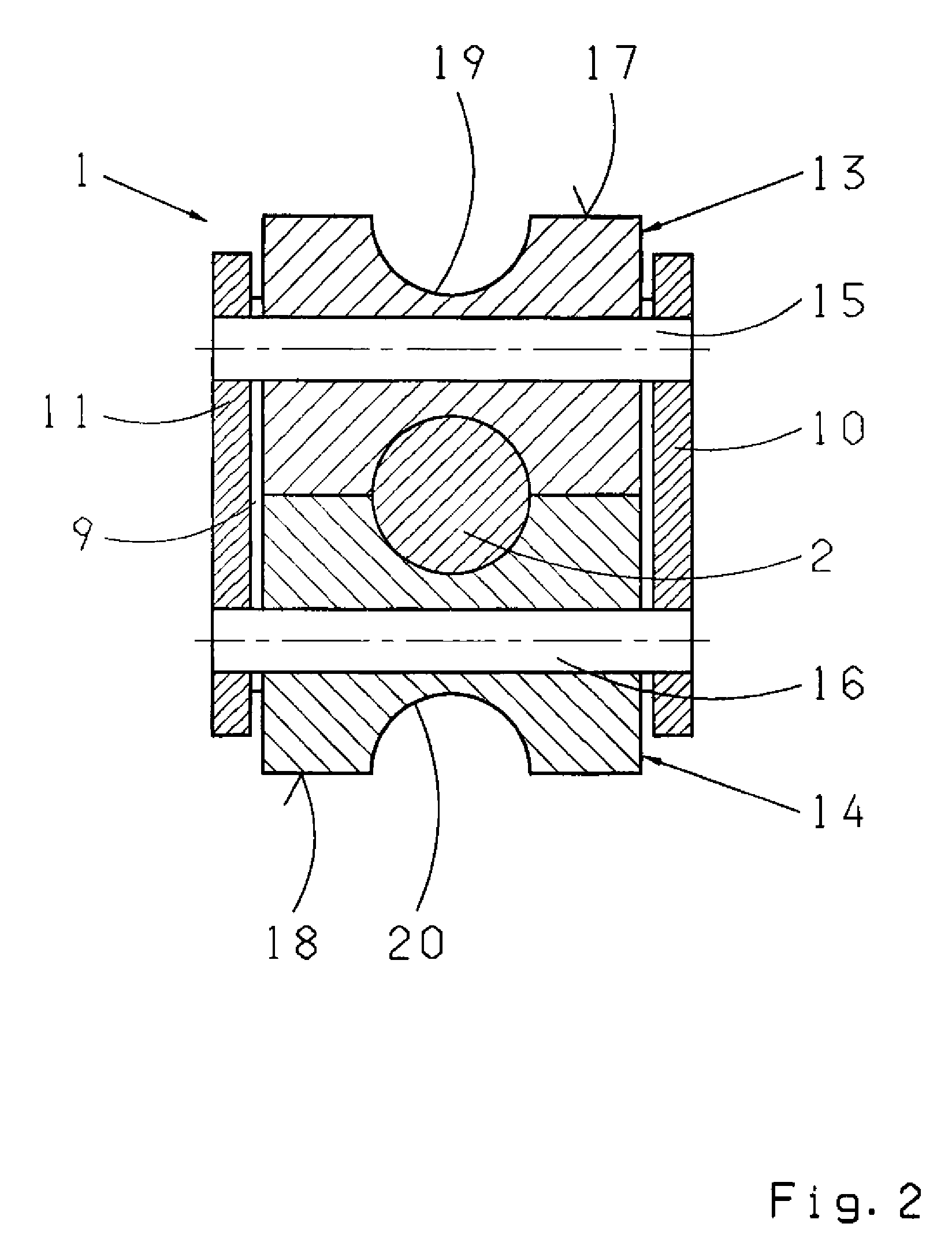 Actuating element for the parking lock of a transmission and parking lock for a transmission