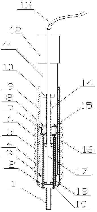 Tidal-flat water quality detection and sampling device