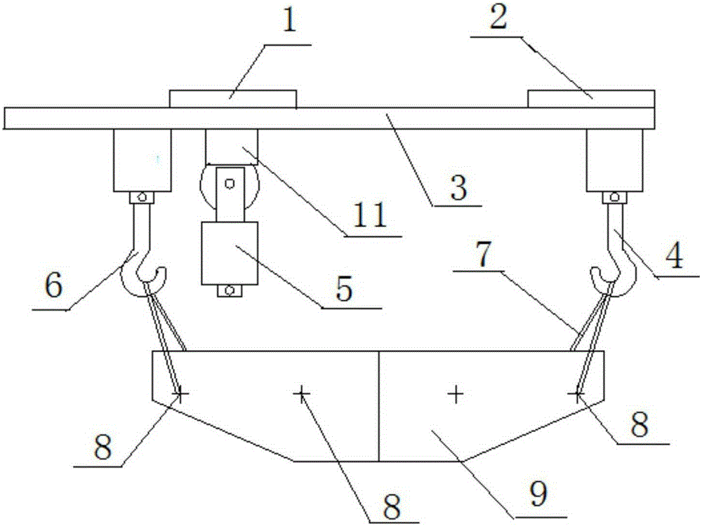 Method for replacing ladle turret rotary arm of continuous casting machine