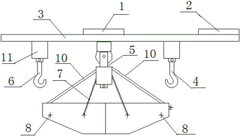 Method for replacing ladle turret rotary arm of continuous casting machine