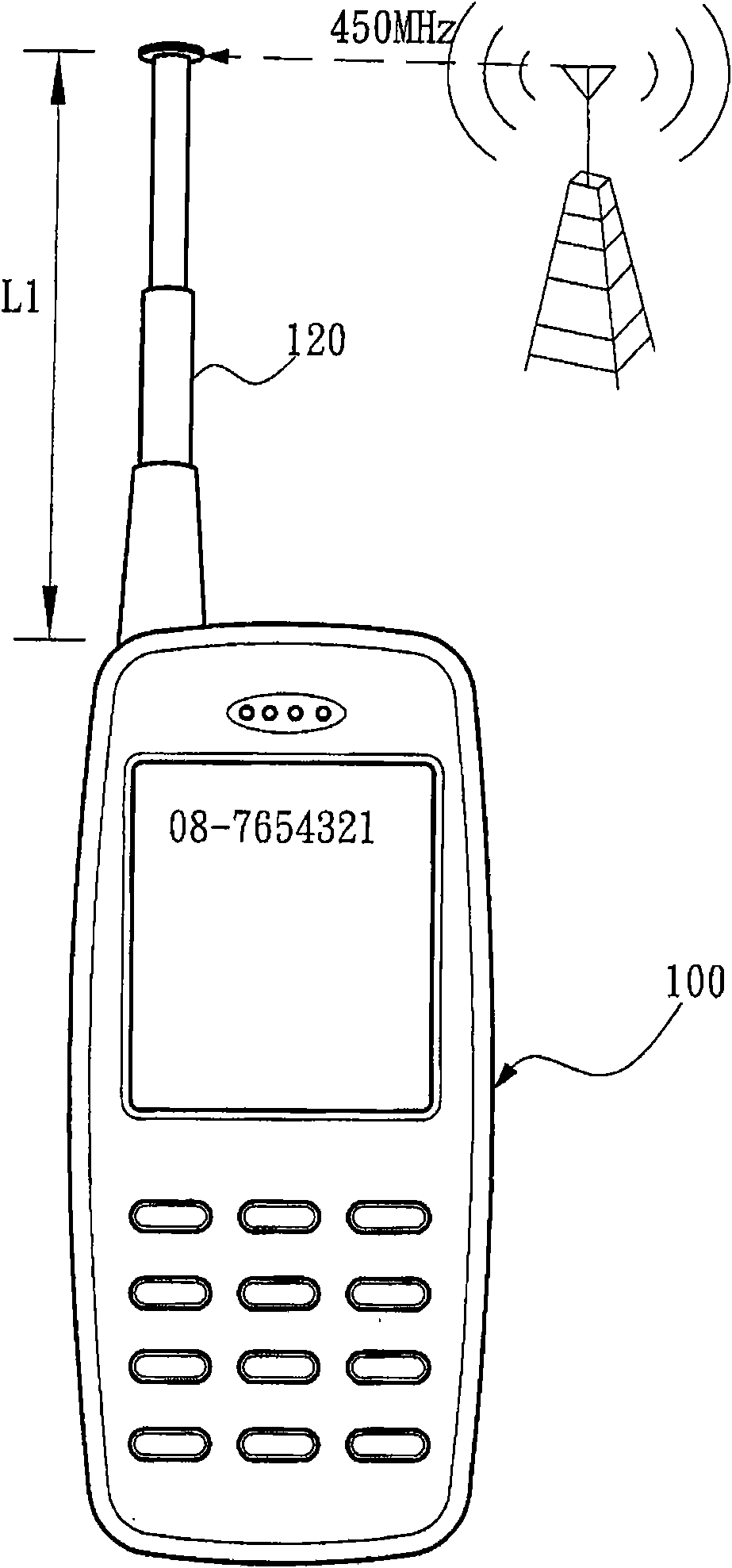 Handheld equipment capable of switching signal receiving modes