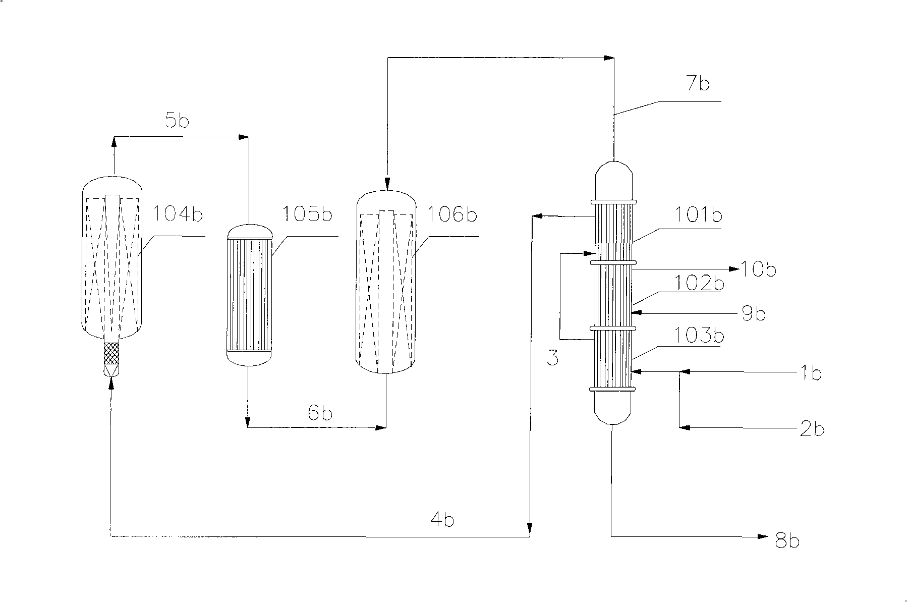 Method for heating ethylbenzene by ethylbenzene dehydrogenation reaction