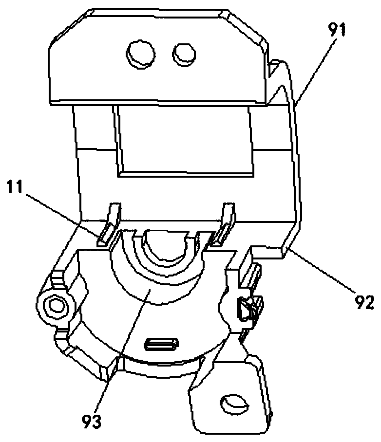 Air swinging mechanism of air conditioner and air conditioner