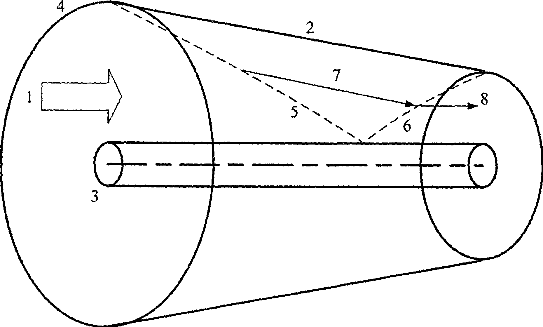 Internal waverider hypersonic inlet and design method for giving attention to internal and external flow performance