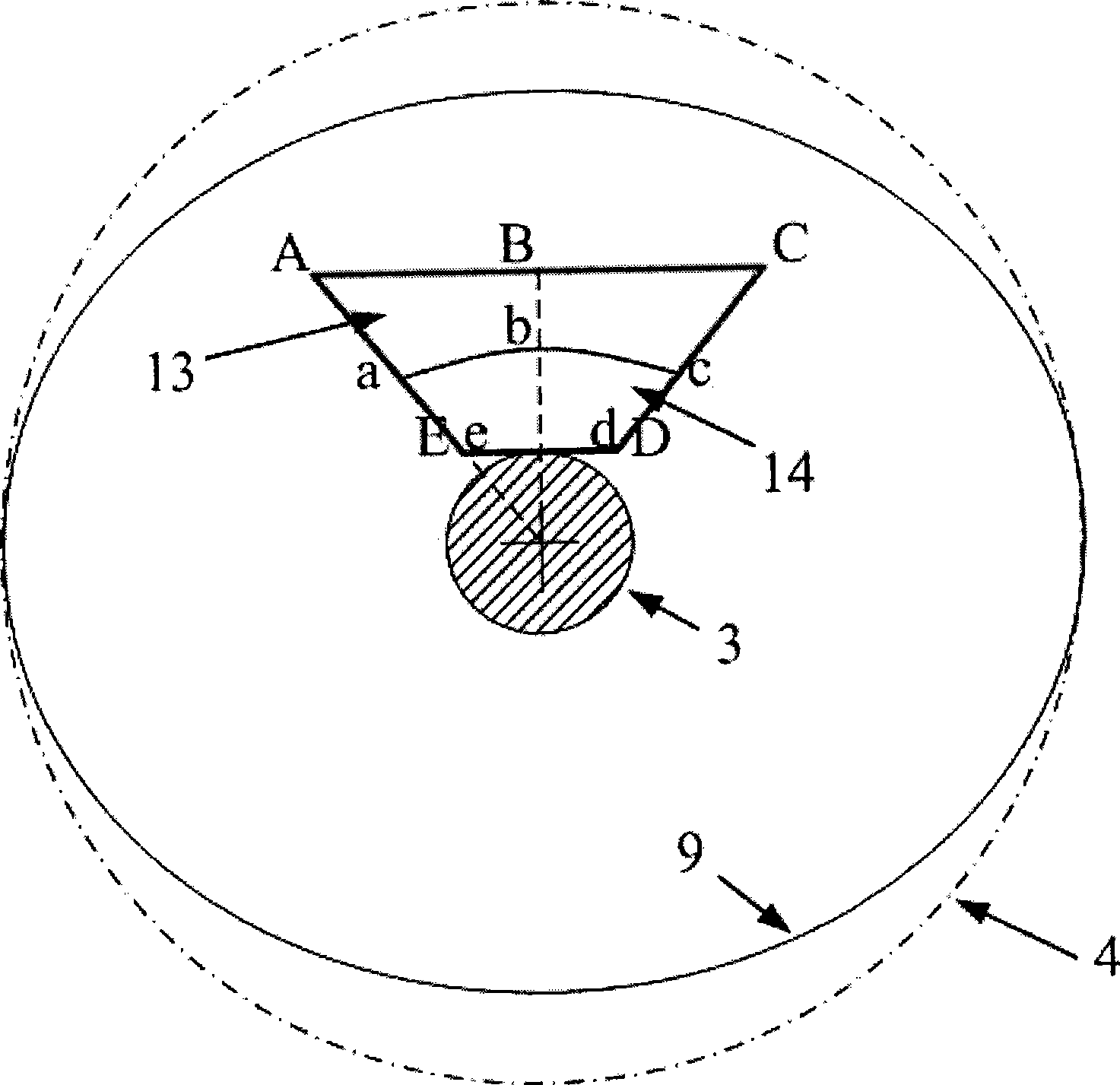 Internal waverider hypersonic inlet and design method for giving attention to internal and external flow performance