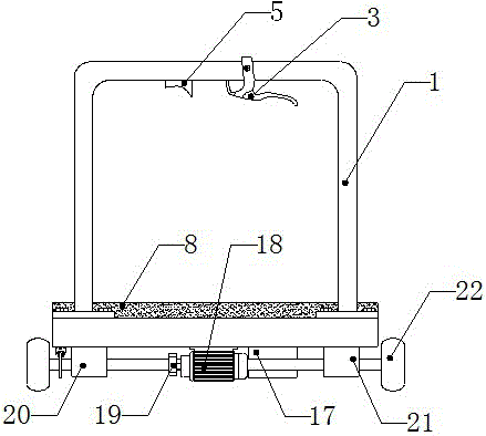 Cable conduit cover plate carrying trolley