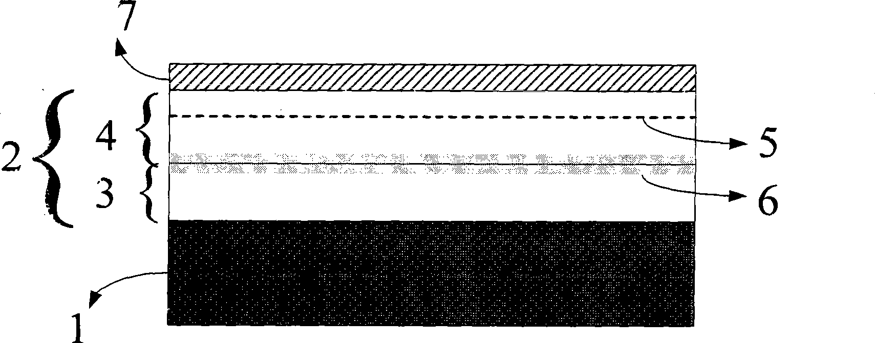 Plane nano electromagnetic radiator structure based on negative differential mobility