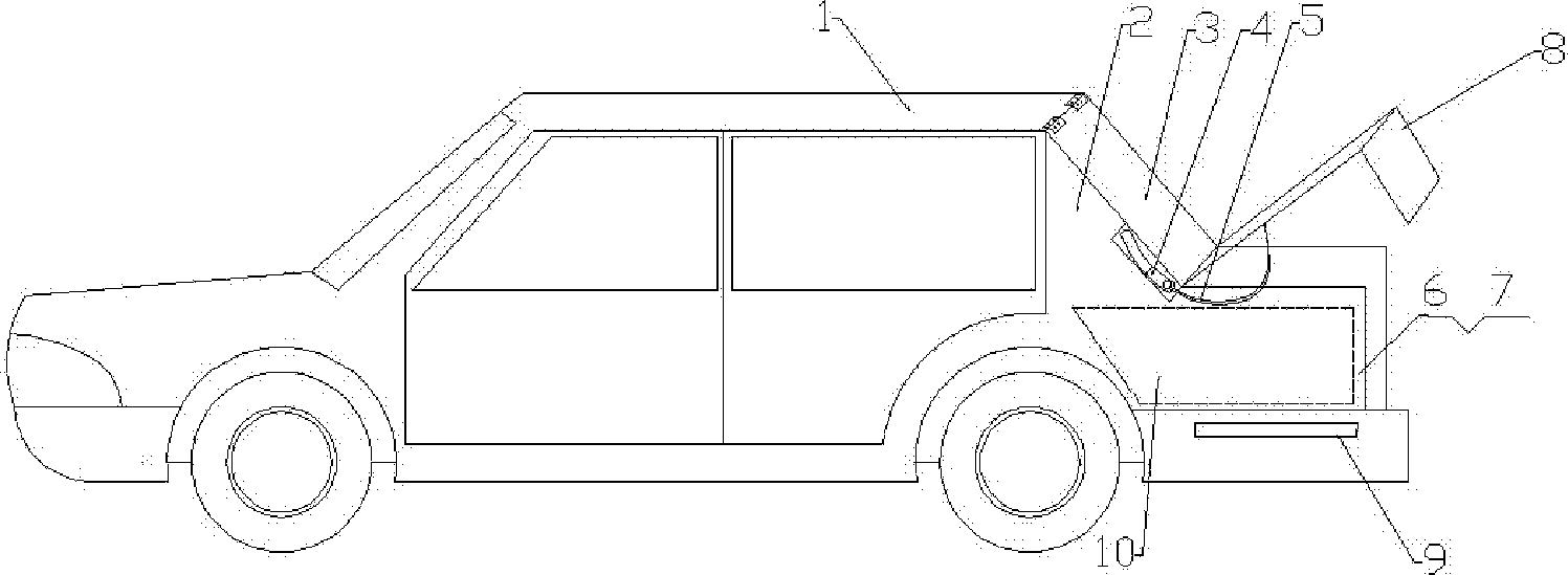 Transformable three-carriage sedan car