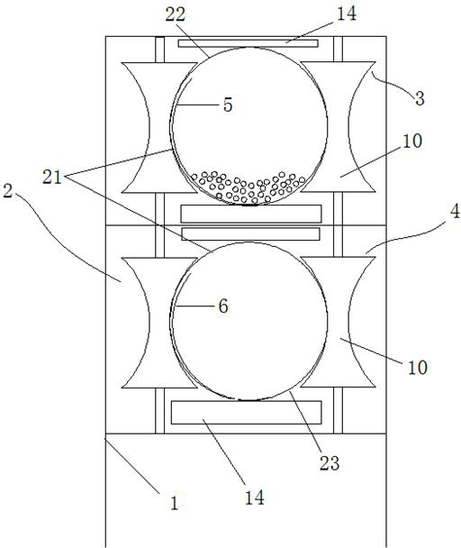 Large-angle belt turning auxiliary device