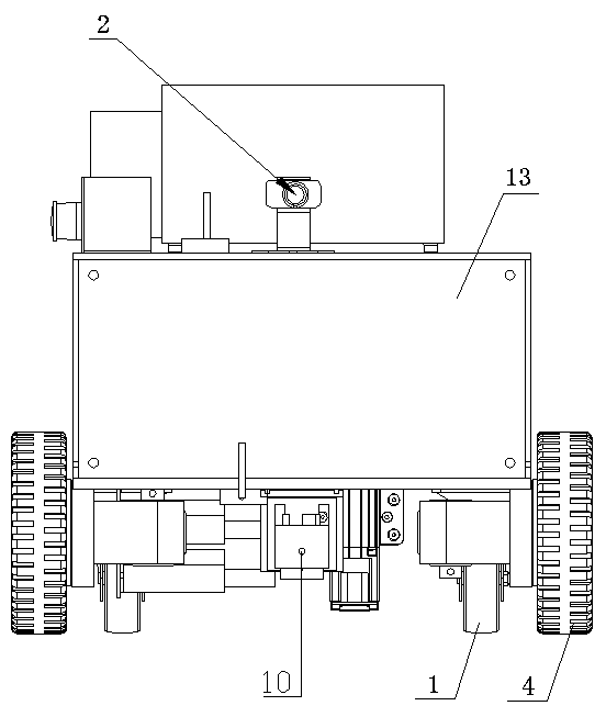 Electromagnetic ultrasonic non-contact automatic detector for welding seams of bottom plates of storage tanks