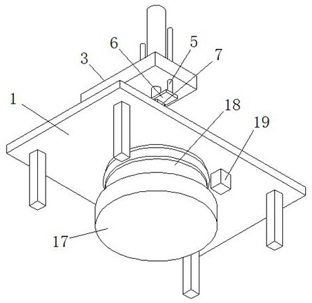 Dust treatment device for automobile brake disc grinding