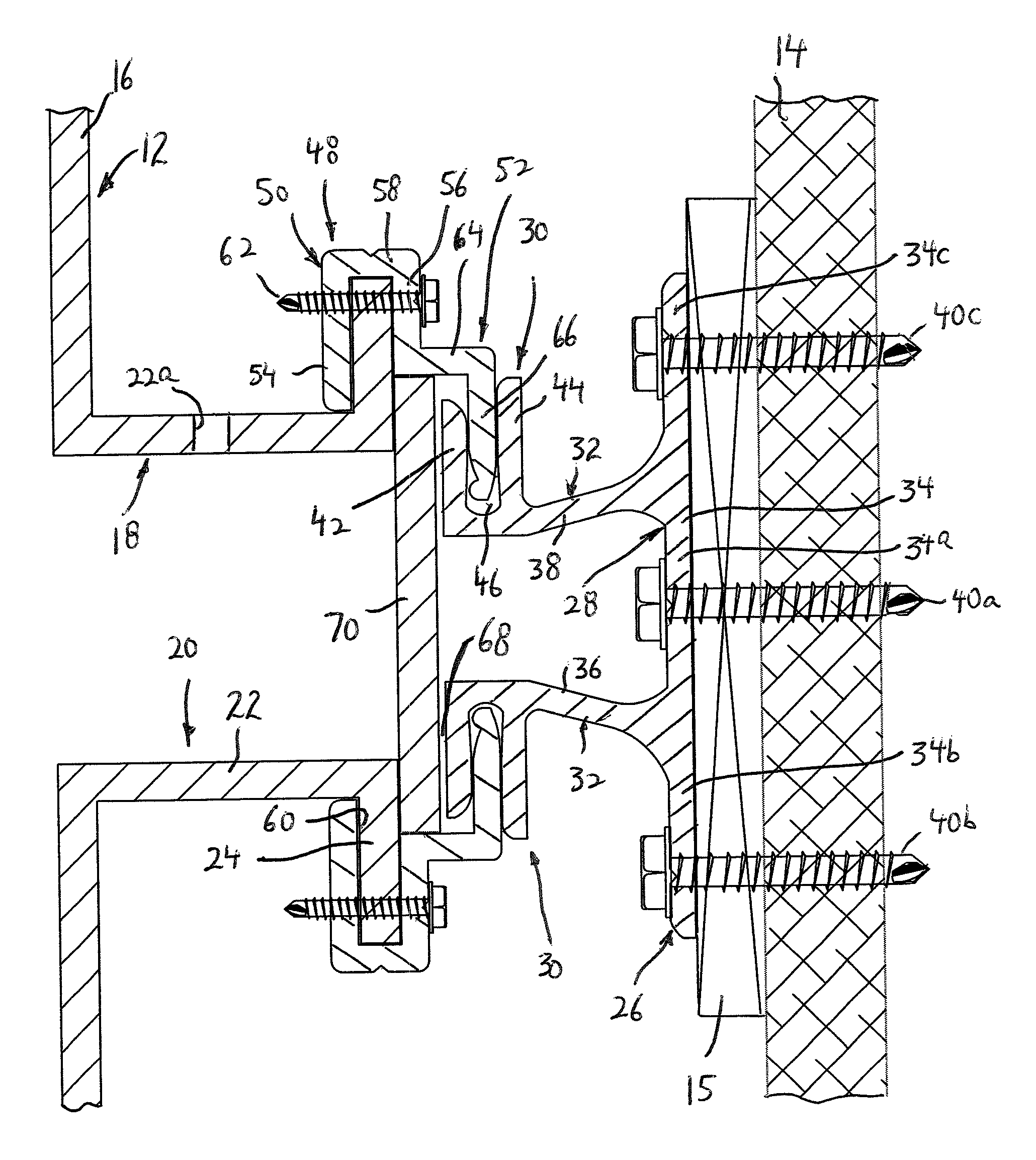 System for mounting wall panels to a wall structure