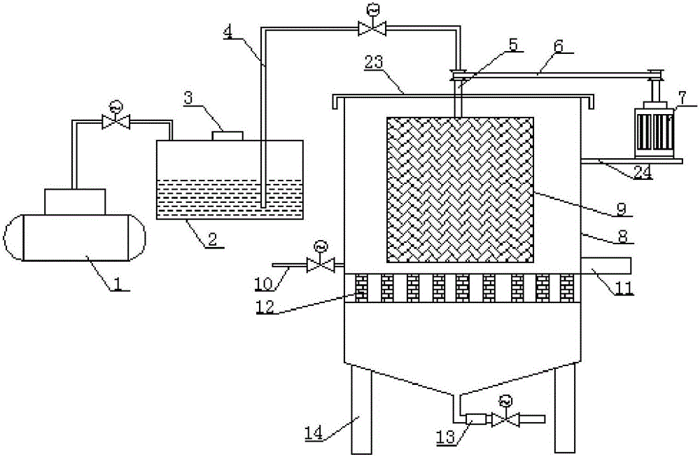 Water sample pretreatment device for environmental monitoring laboratory