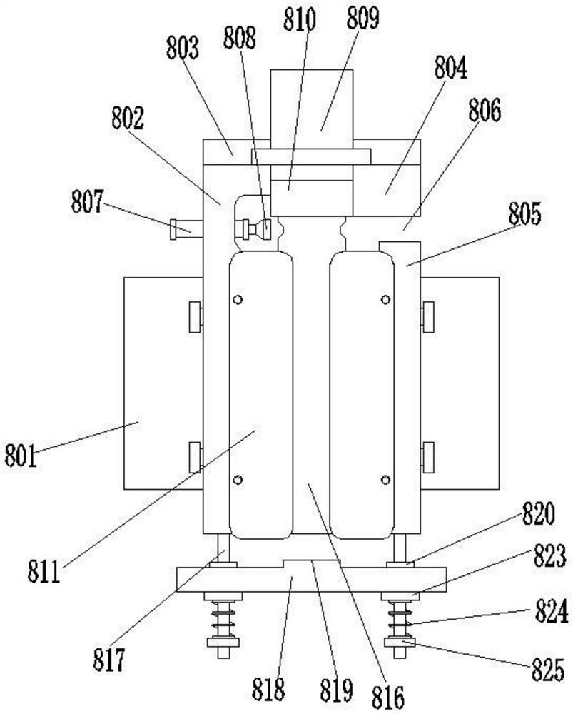 Feeding device of battery cooling pipe