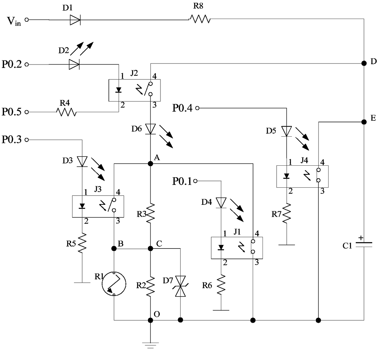 Safe ignition circuit with short-circuit safety function