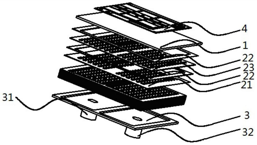 A kind of chip radiator and its preparation method and dbc substrate assembly