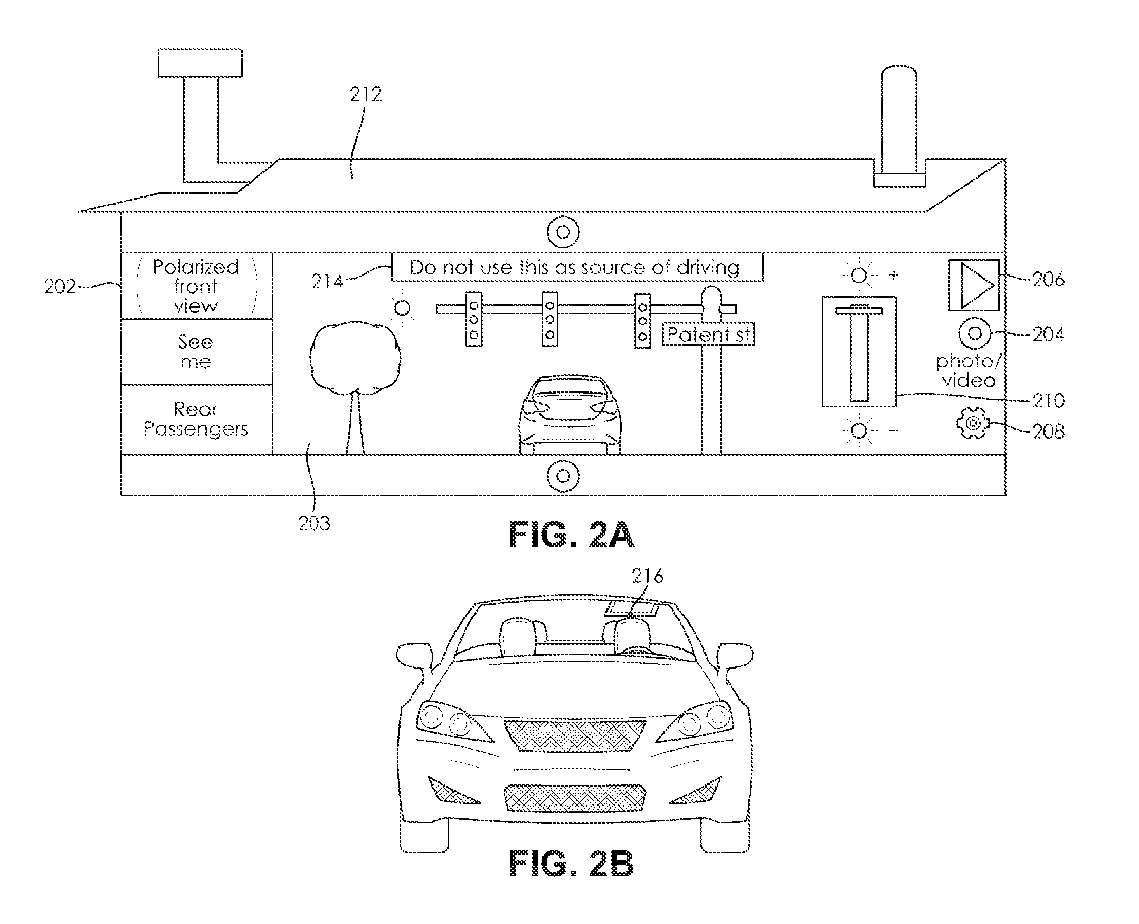 Vehicle sun visor with a multi-functional touch screen with multiple camera views and photo video capability