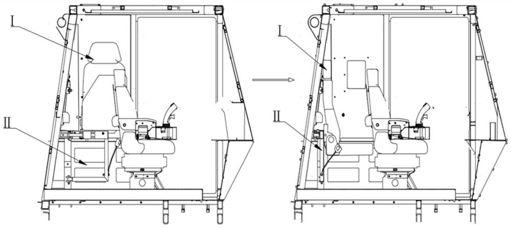 A convenient auxiliary seat for a wheeled multi-purpose engineering vehicle