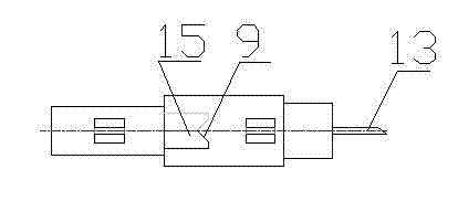 Disposable self-retracting safety blood taking needle