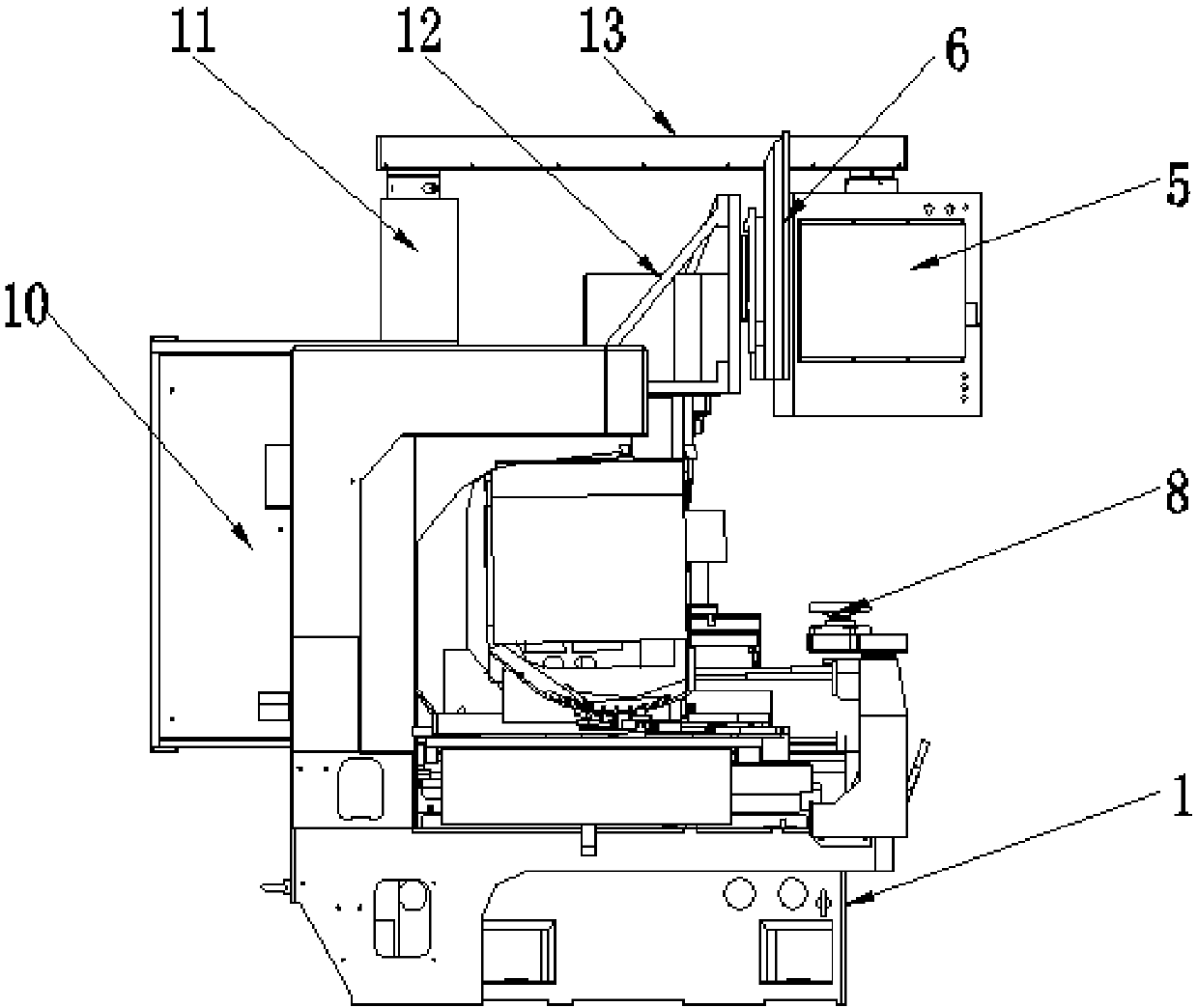 CCD and CAM optical contour grinder