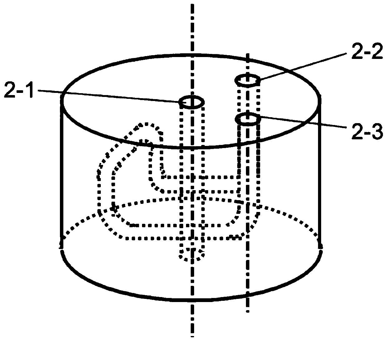 Device for monitoring spatial evaporation characteristic of micro-droplets in high-temperature airflow on line