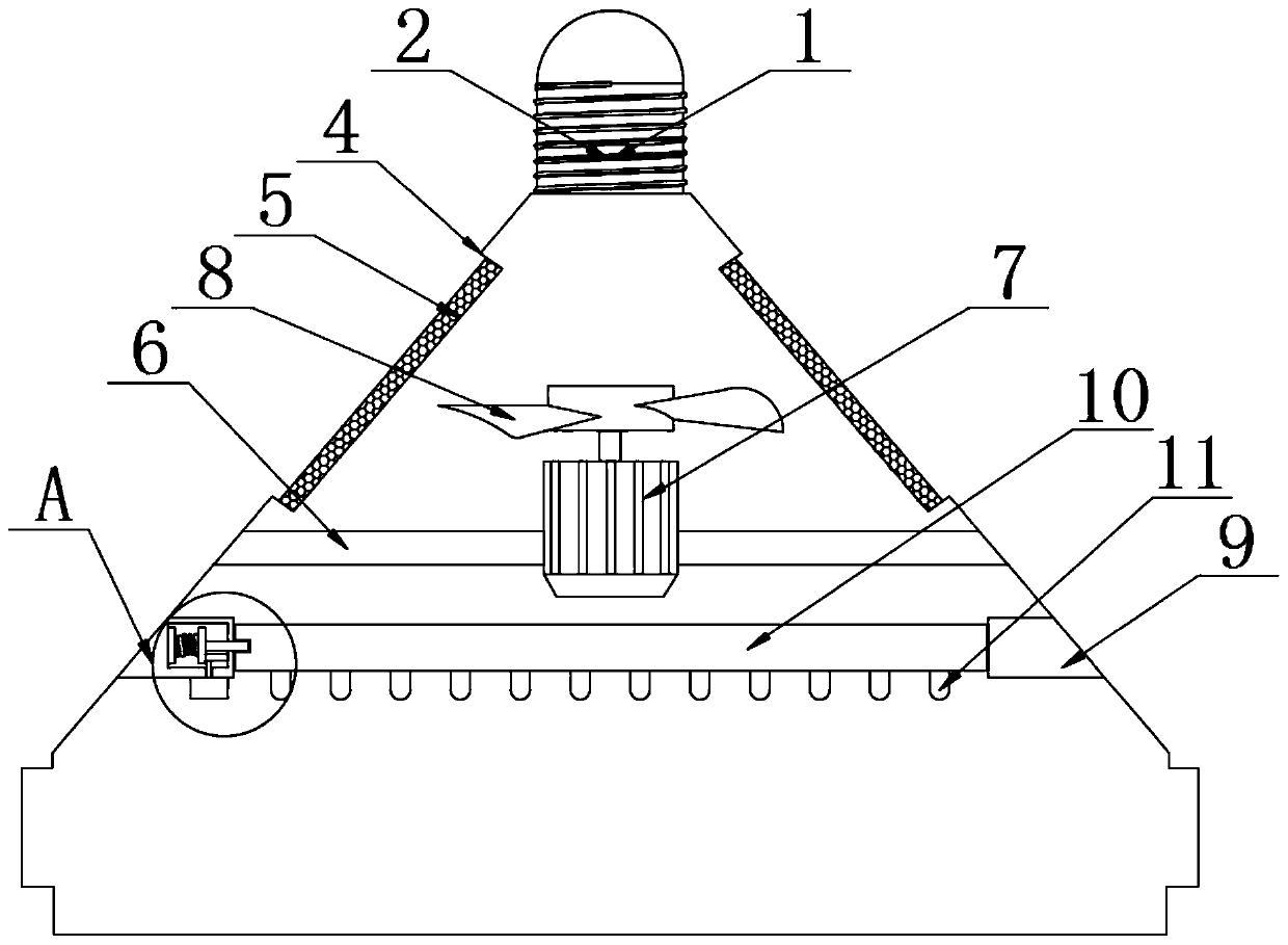 Anti-corrosion explosion-proof large area lighting led cold storage lamp