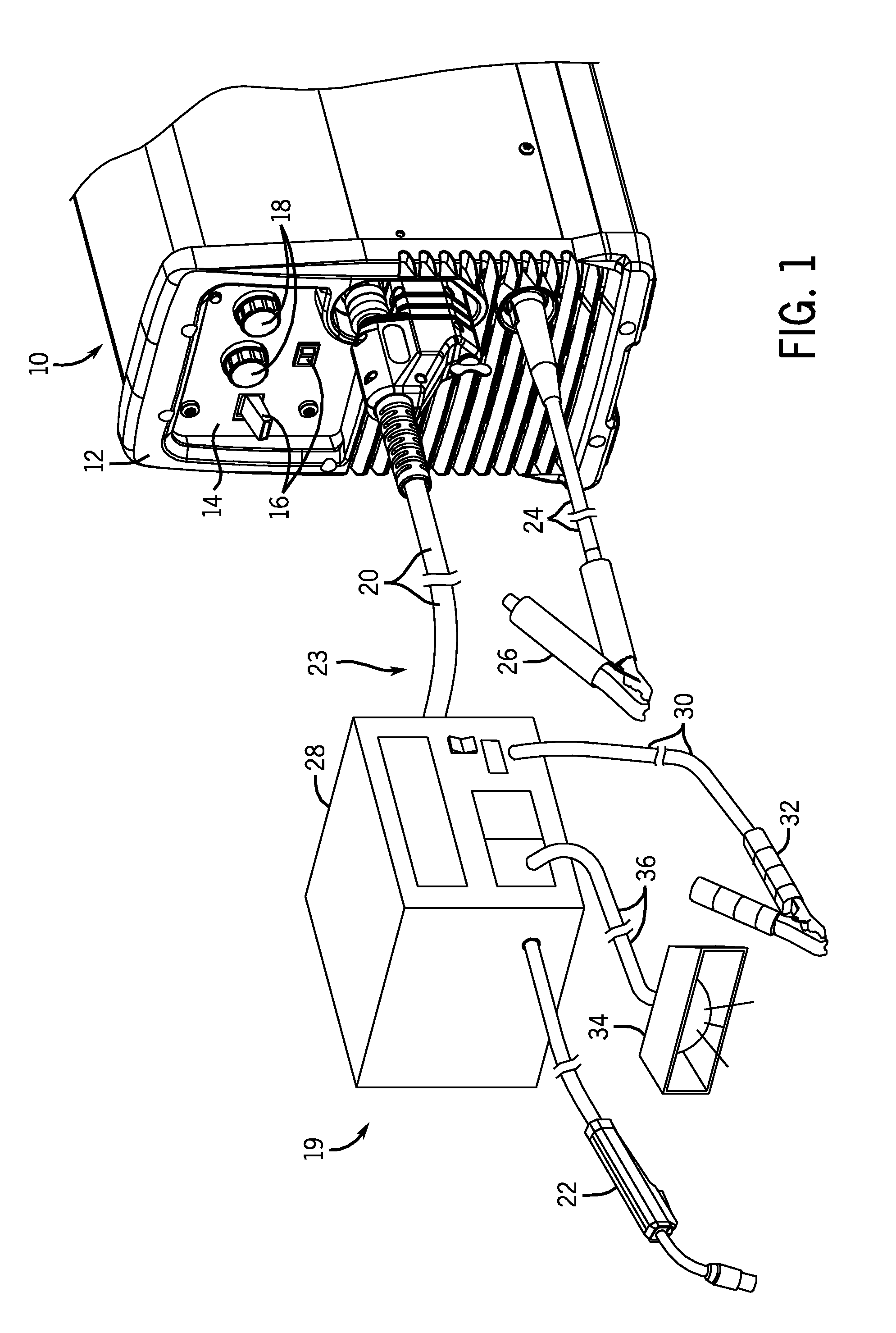 Welding power to auxiliary power conversion system and method