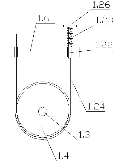 Unwinding self-adaptive coaxial cable unwinding device and unwinding method thereof