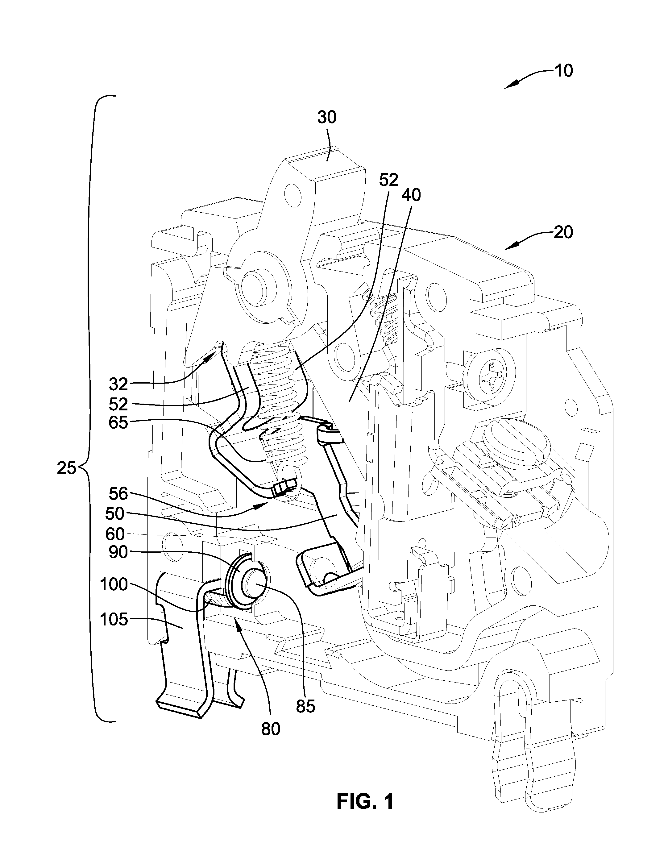 Flexible conductor (BRAID) bonded to low material cost plug on jaw