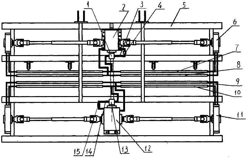 Circulating cooling system for gearbox lubricating oil of combined land preparation machine