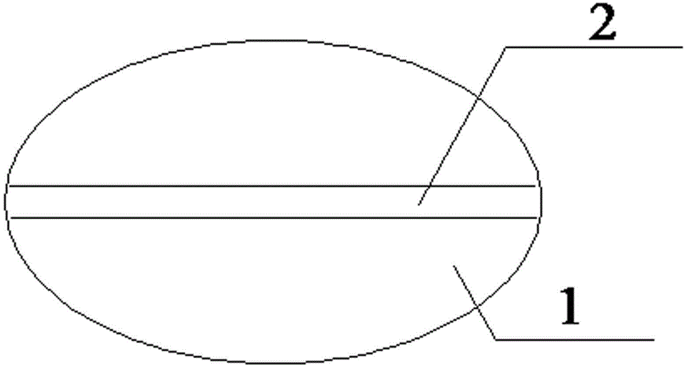 SMW construction method for arranging elliptic-cone-shaped pile head at end of H-shaped steel